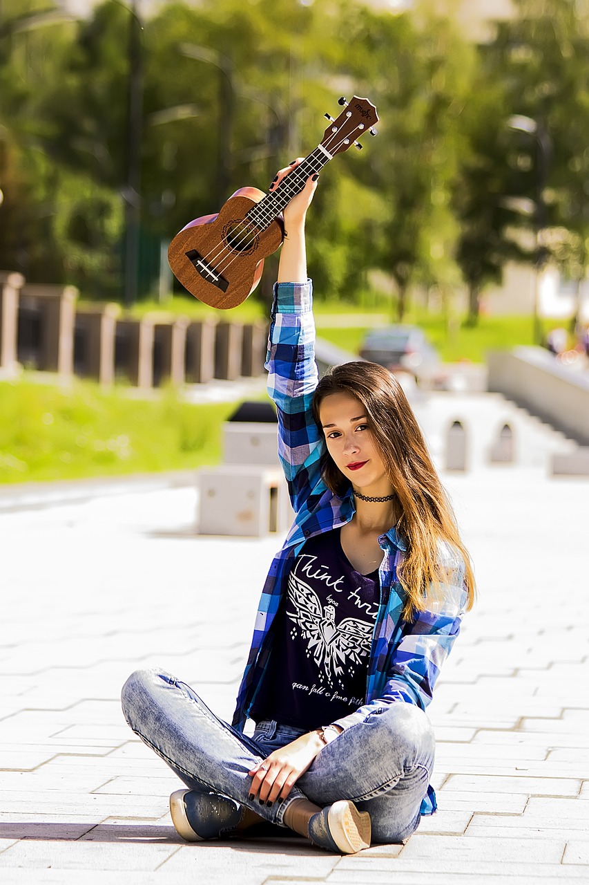 ukulele player